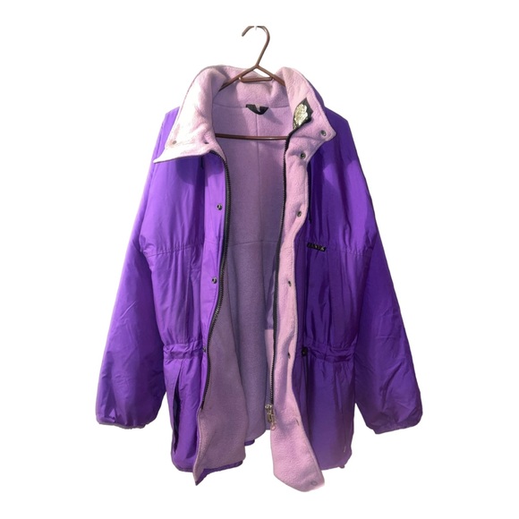 Vintage kanuk women’s winter jacket purple size : 5 - Picture 4 of 12